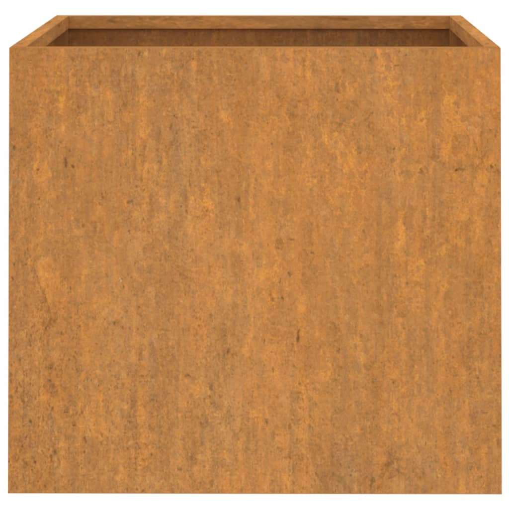 Plantenbakken 2 St 32X30X29 Cm Cortenstaal Grijs