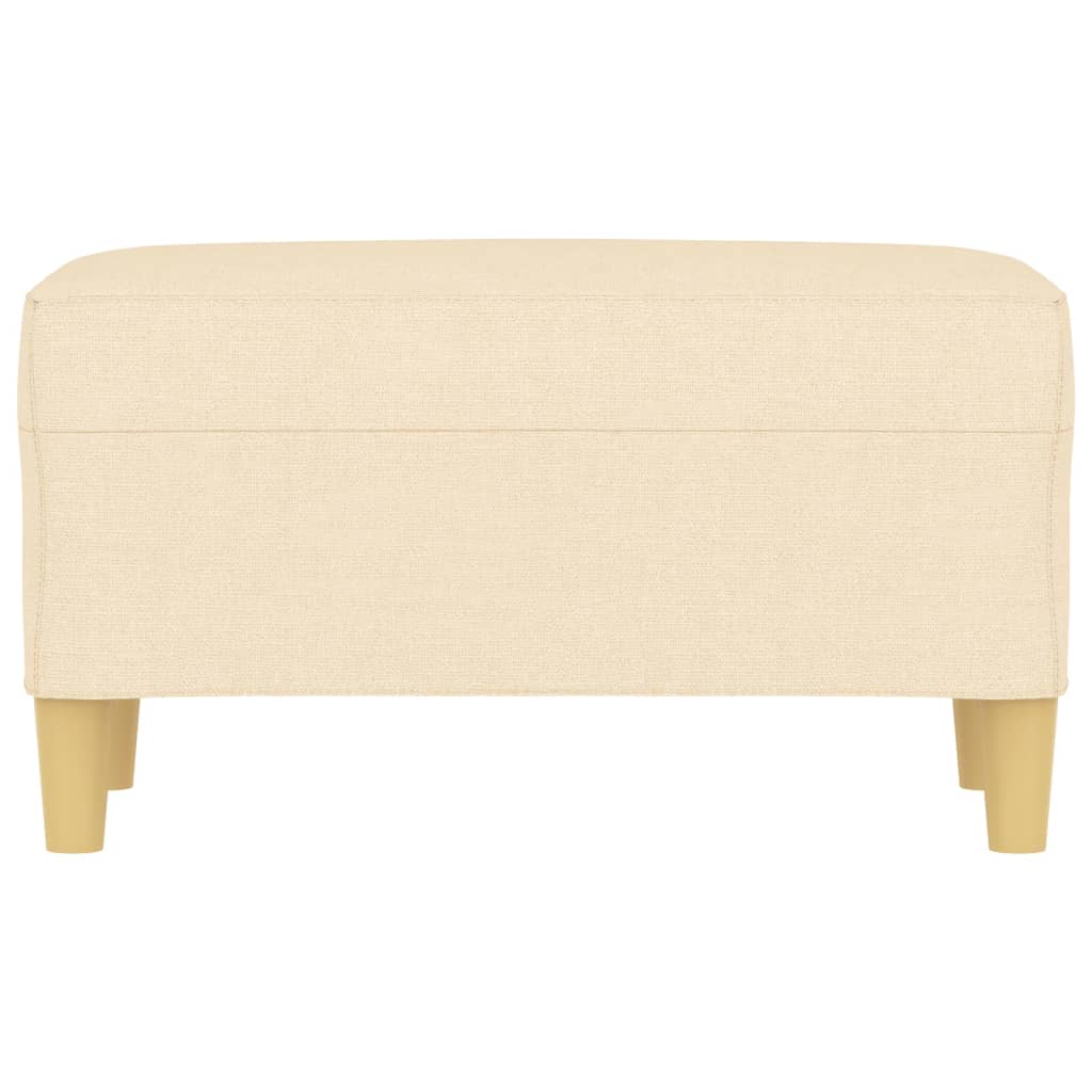 Bankje 70X35X41 Cm Stof Crèmekleurig