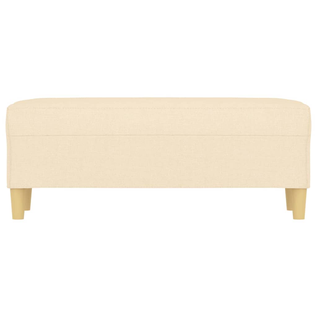 Bankje 100X35X41 Cm Stof Crèmekleurig