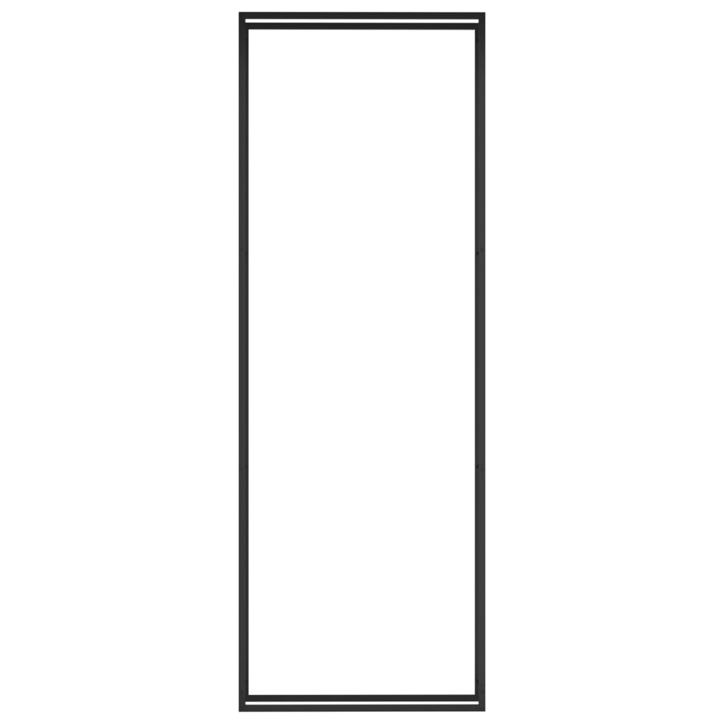 Haardhoutrek 110X28X312 Cm Staal Matzwart