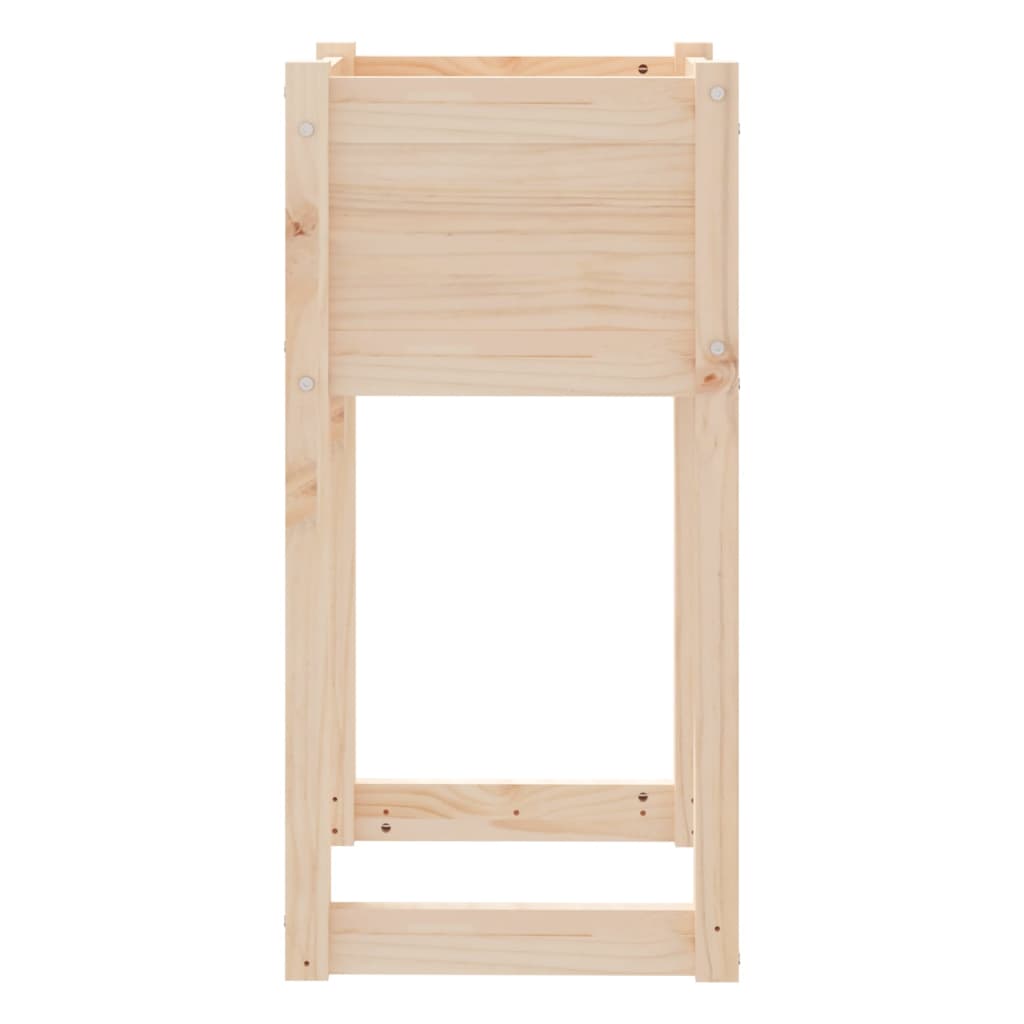 Plantenbakken 2 St 40X40X81 Cm Massief Grenenhout