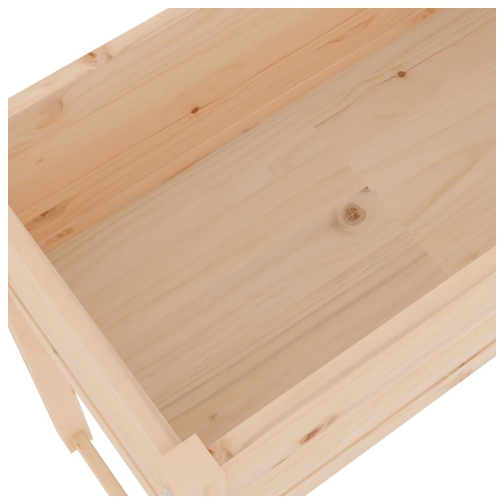 Plantenbak 78X40X81 Cm Massief Grenenhout