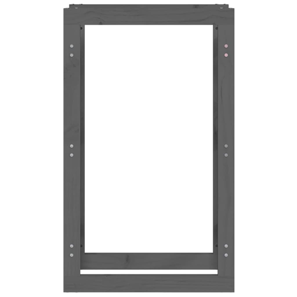 Haardhoutrek 60 X 25 X 100 Cm Massief Grenenhout Grijs