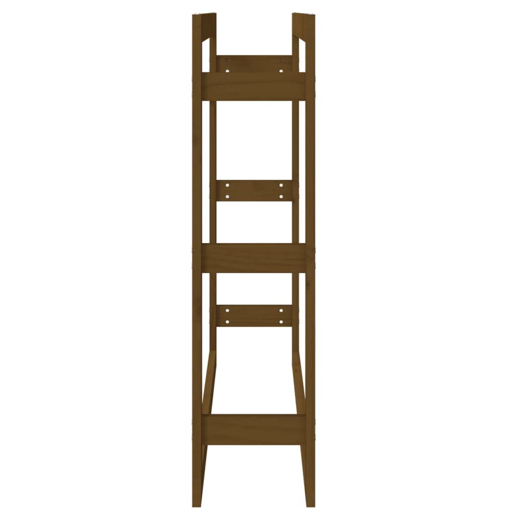 Haardhoutrek 100X25X100 Cm Massief Grenenhout Honingbruin