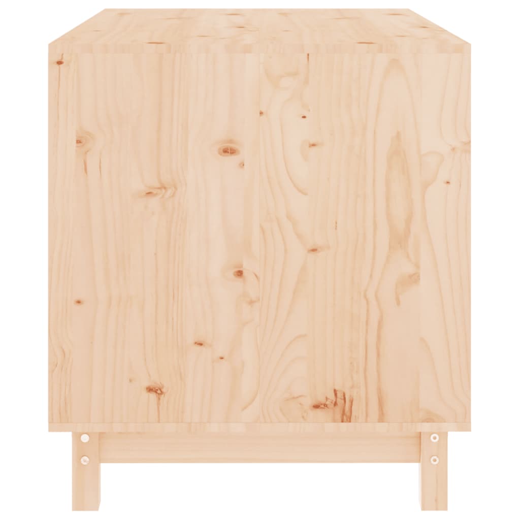 Hundehütte 90x60x67 cm Massives Kiefernholz