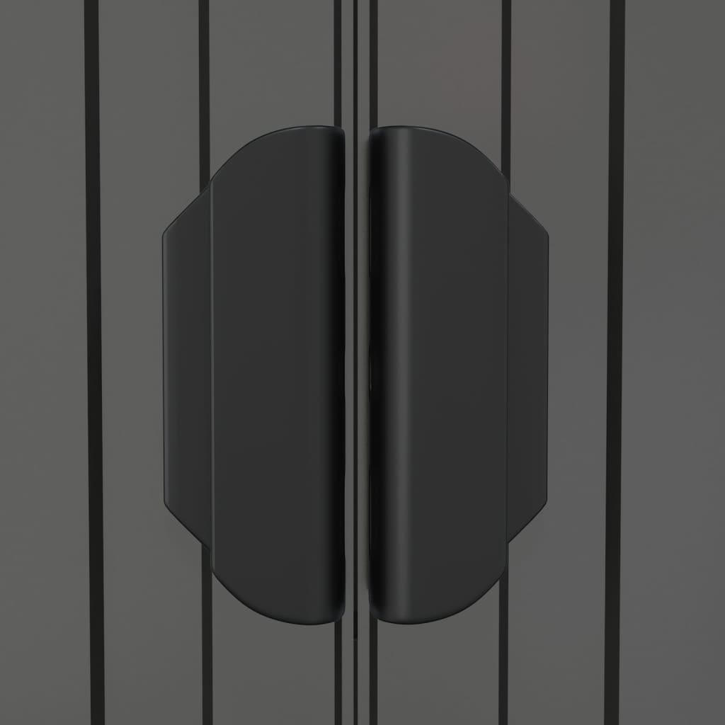 Tuinschuur 192X274X223 Cm Gegalvaniseerd Staal Lichtgrijs