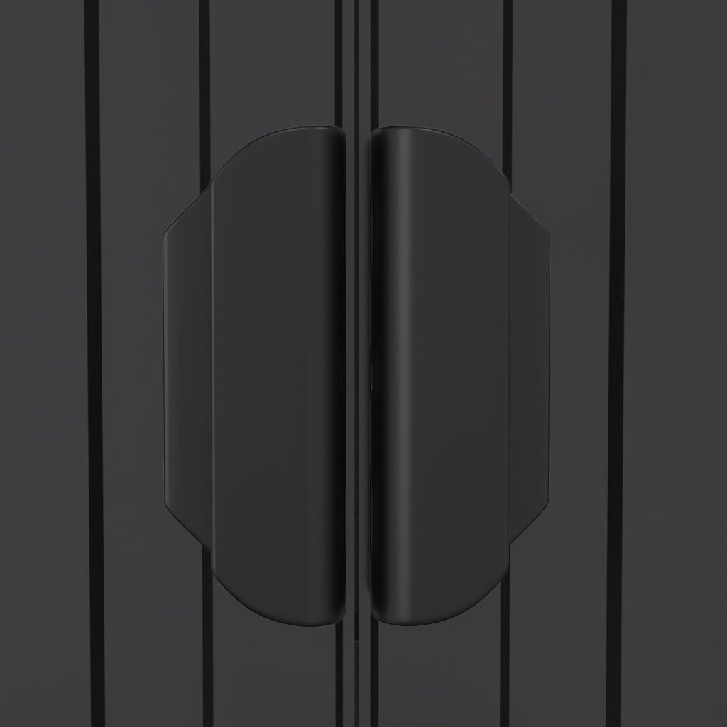 Tuinschuur 192X191X223 Cm Gegalvaniseerd Staal Antracietkleurig