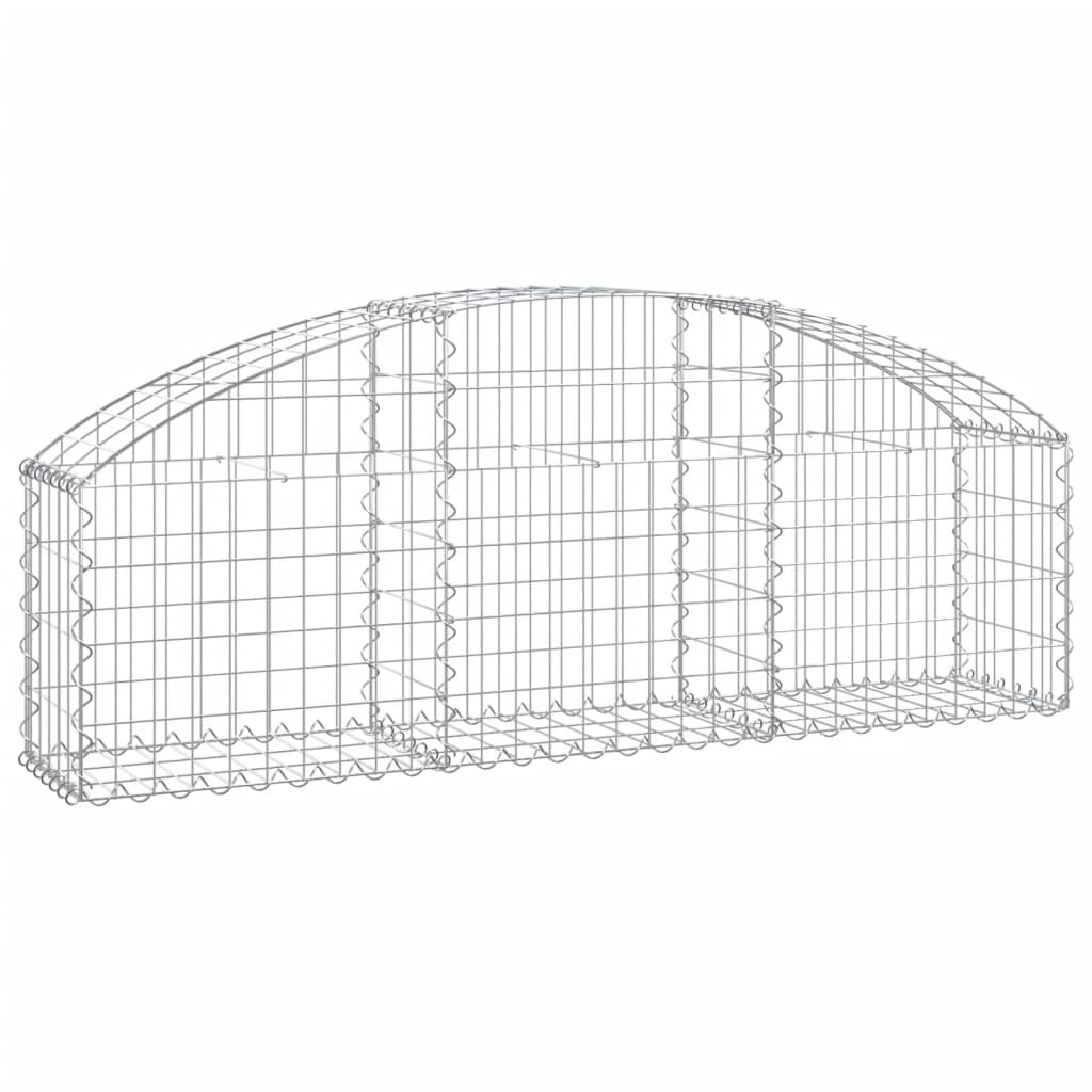 Schanskorf Gewelfd 150X30X40/60 Cm Gegalvaniseerd Ijzer