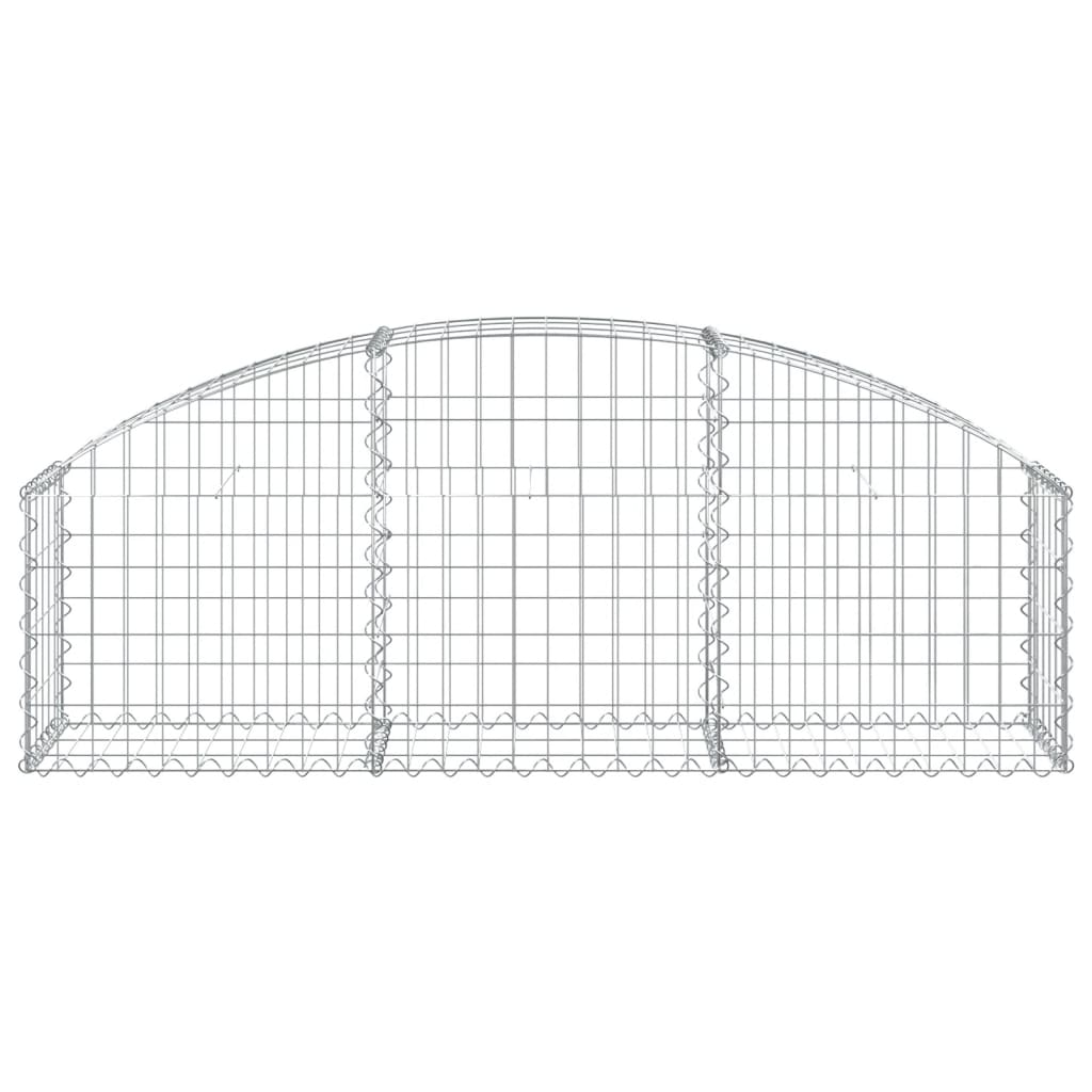 Schanskorf Gewelfd 150X30X40/60 Cm Gegalvaniseerd Ijzer