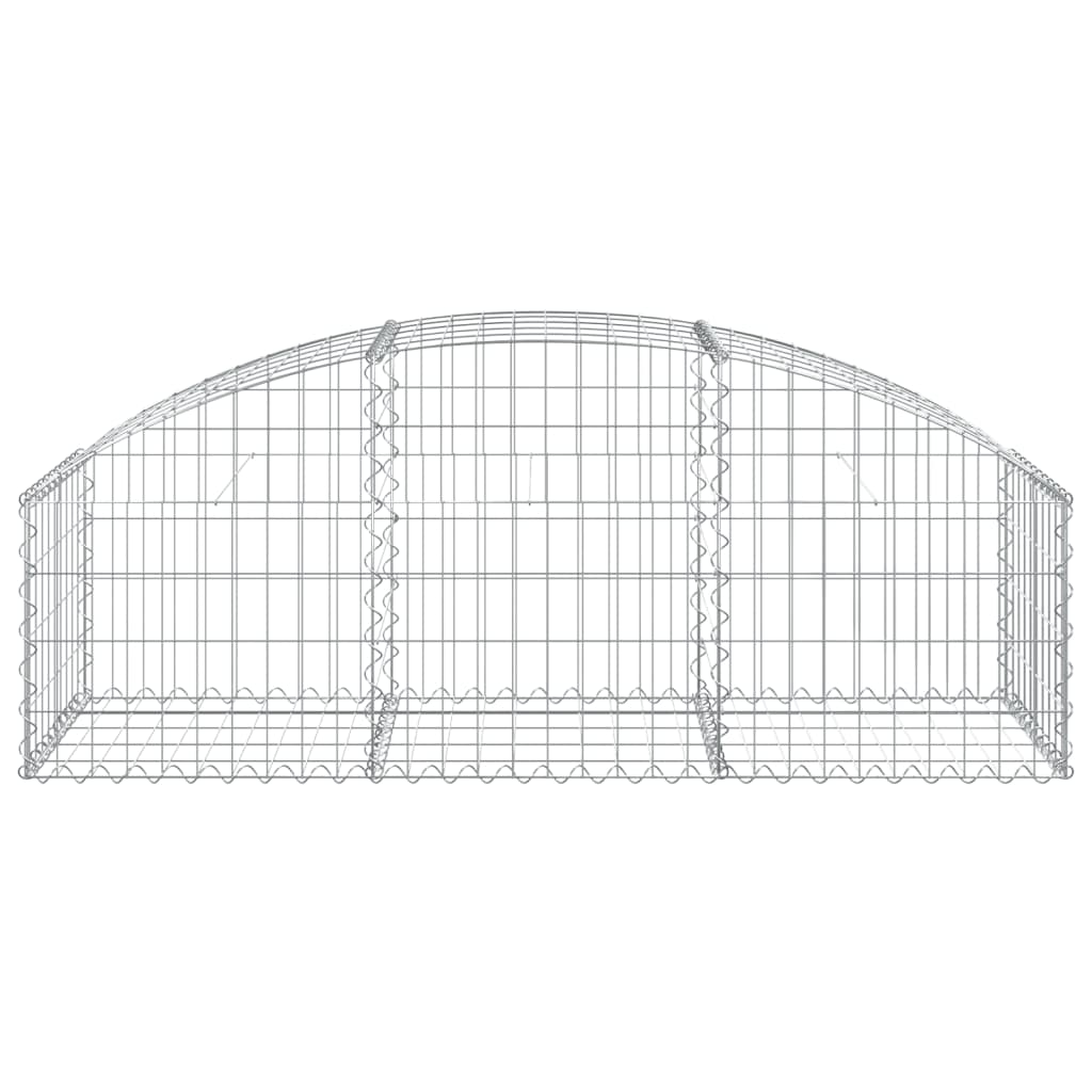 Schanskorf Gewelfd 150X50X40/60 Cm Gegalvaniseerd Ijzer
