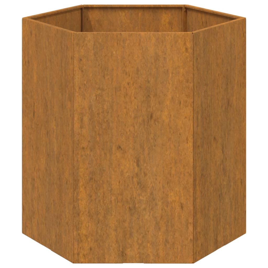 Plantenbak 40X40X45 Cm Cortenstaal Grijs