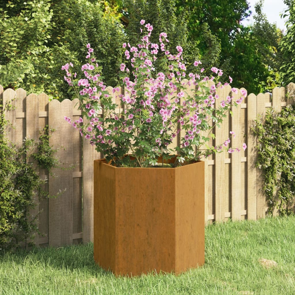 Plantenbak 40X40X45 Cm Cortenstaal Grijs