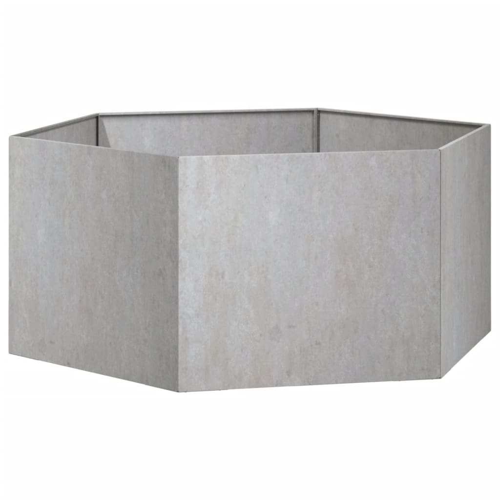 Plantenbak 90X90X45 Cm Cortenstaal Grijs