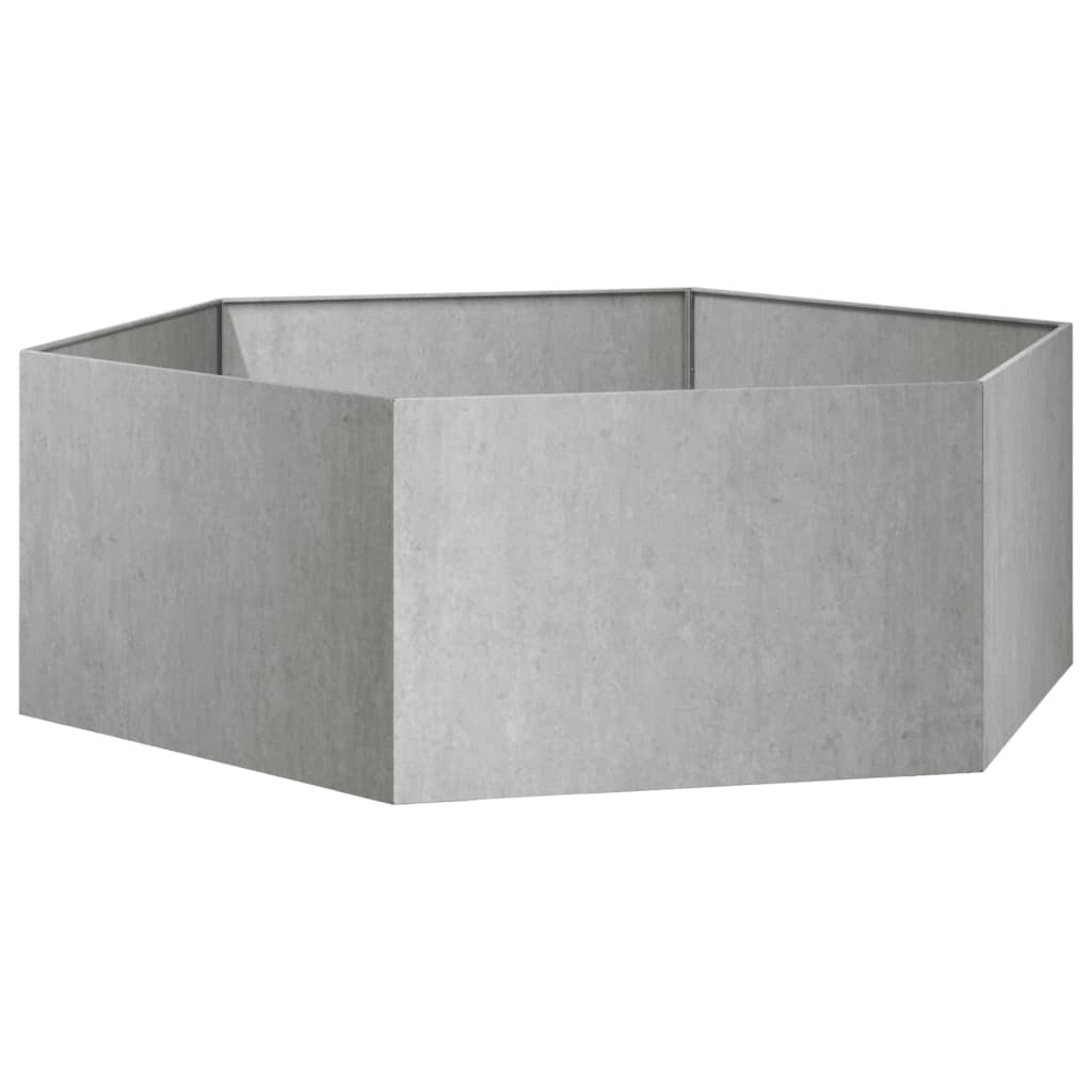 Plantenbak 120X120X45 Cm Cortenstaal Grijs