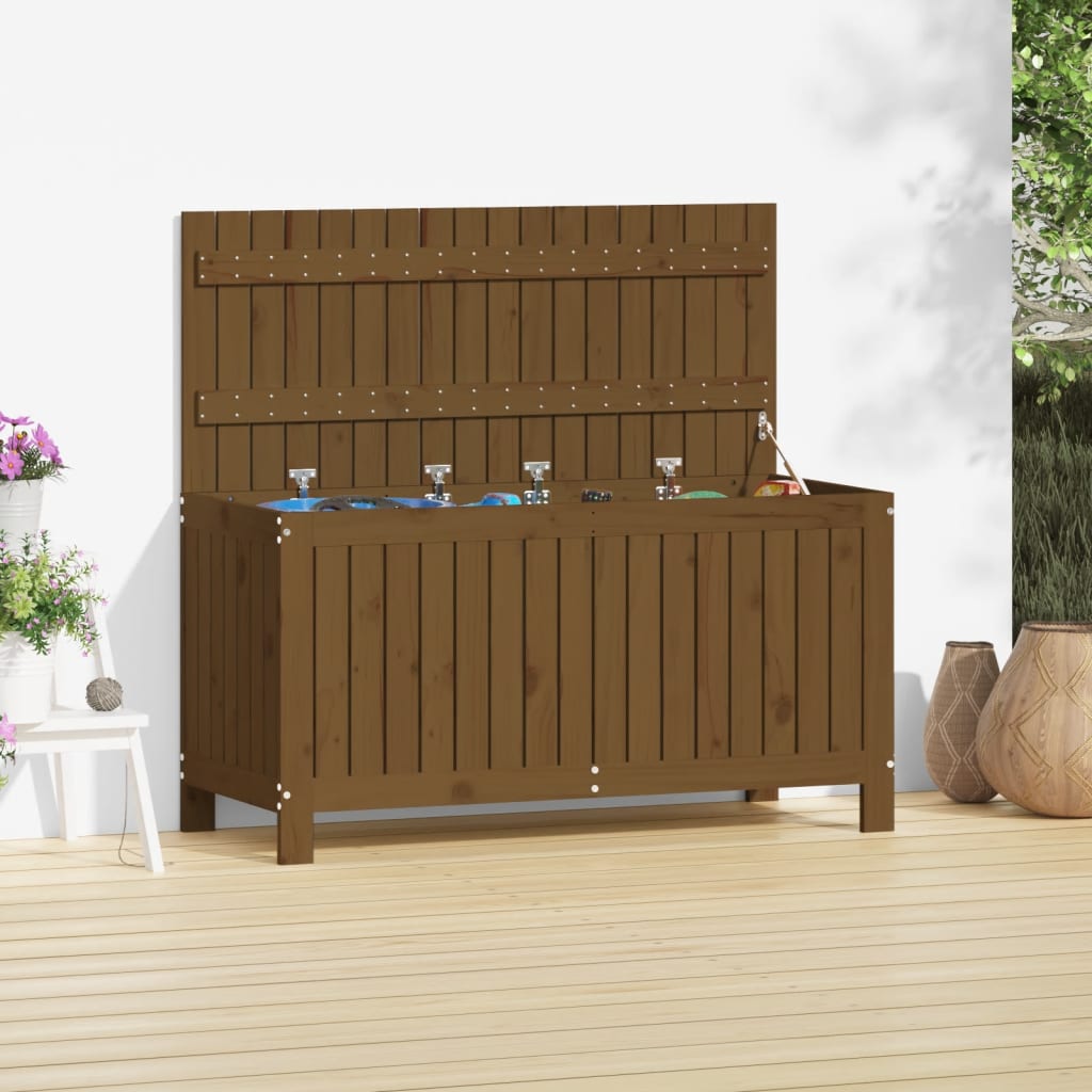 Tuinbox 115X49X60 Cm Massief Grenenhout Honingbruin