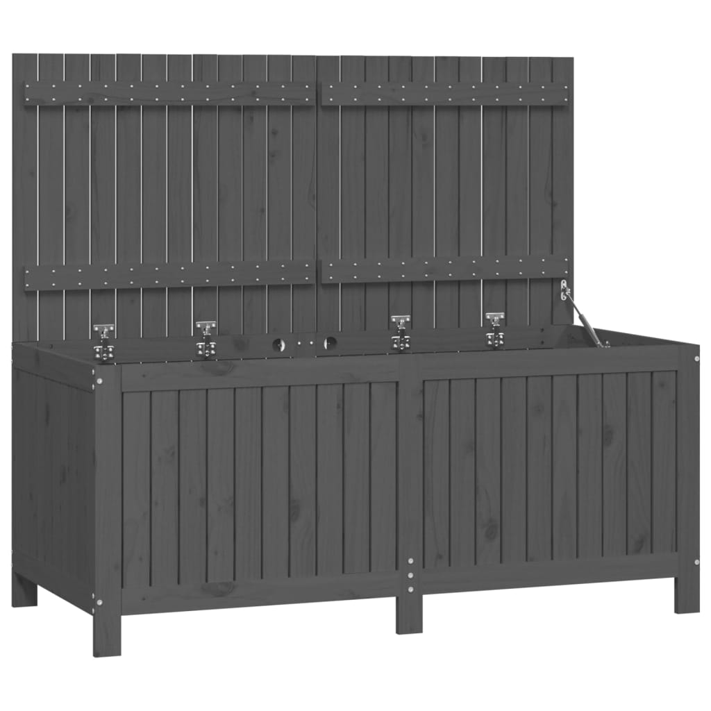 Tuinbox 147X68X64 Cm Massief Grenenhout Grijs
