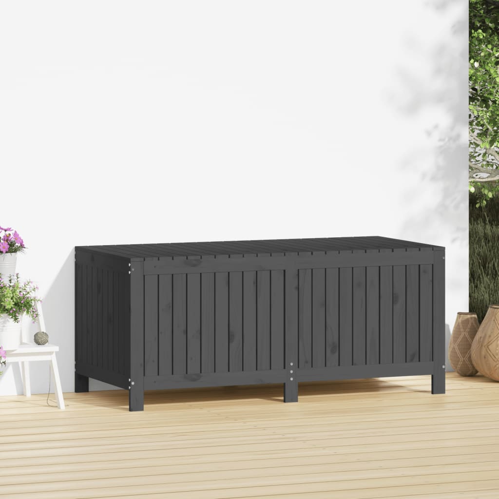 Tuinbox 147X68X64 Cm Massief Grenenhout Grijs