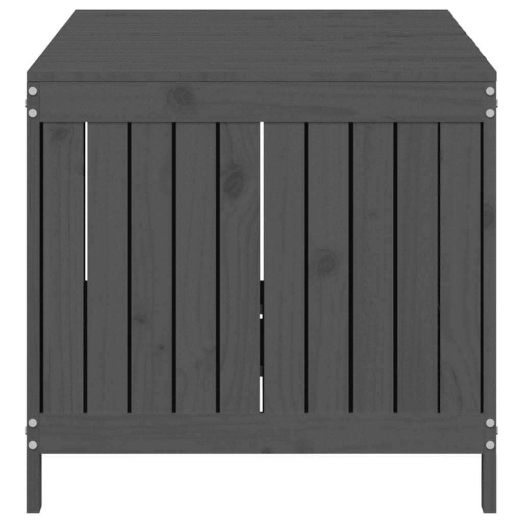 Tuinbox 147X68X64 Cm Massief Grenenhout Grijs