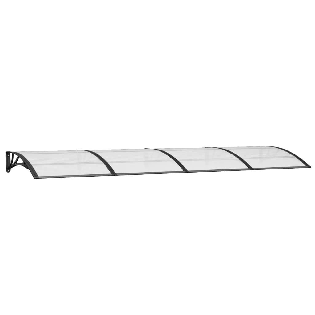 Deurluifel 350X100 Cm Polycarbonaat Zwart