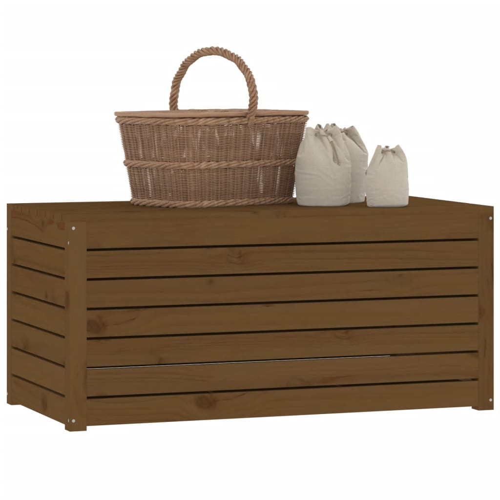 Tuinbox 101X50,5X46,5 Cm Massief Grenenhout Honingbruin