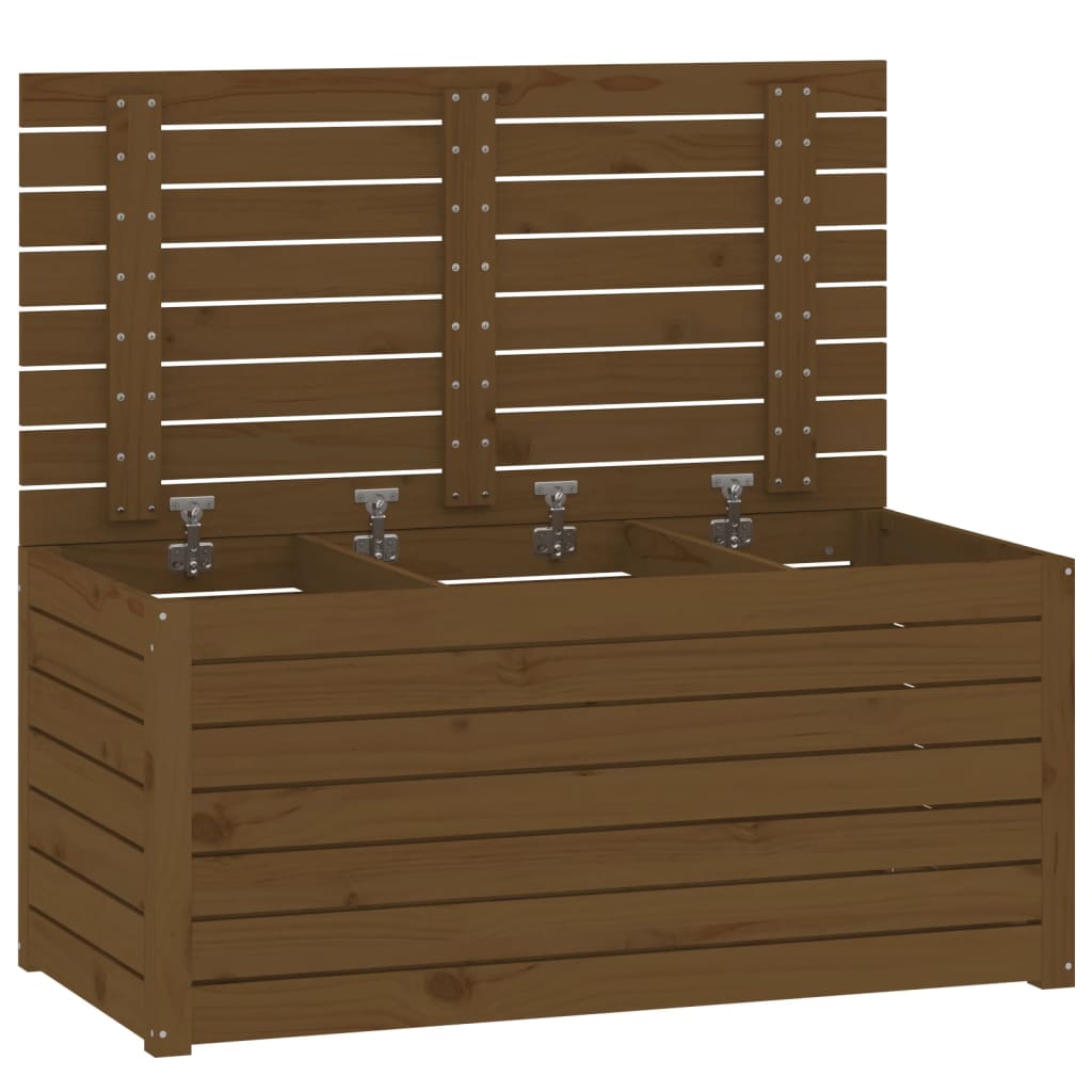 Tuinbox 101X50,5X46,5 Cm Massief Grenenhout Honingbruin