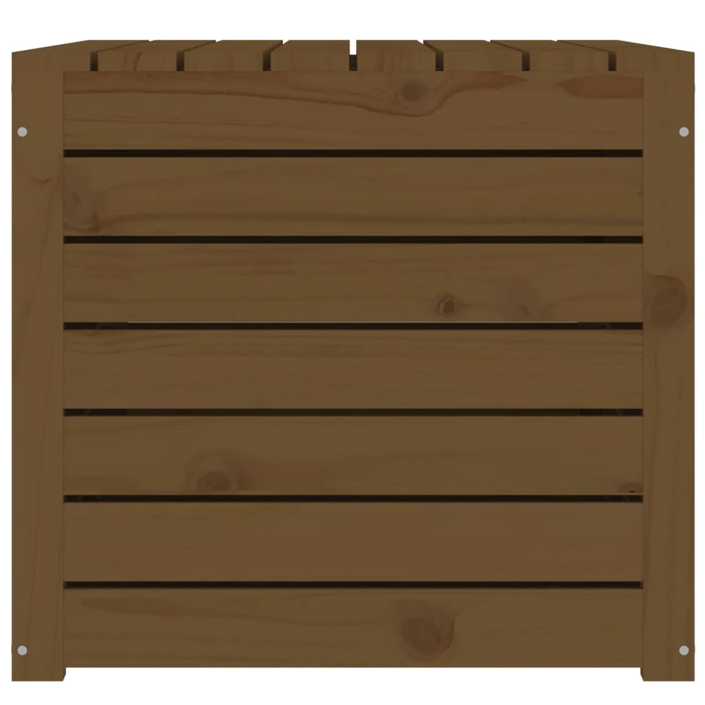 Tuinbox 101X50,5X46,5 Cm Massief Grenenhout Honingbruin