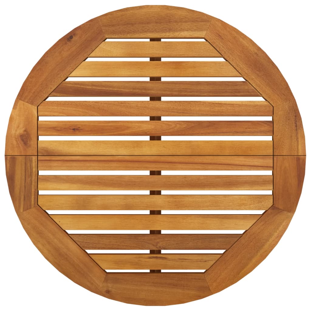 Tuinbartafel Ø 60X105 Cm Massief Acaciahout