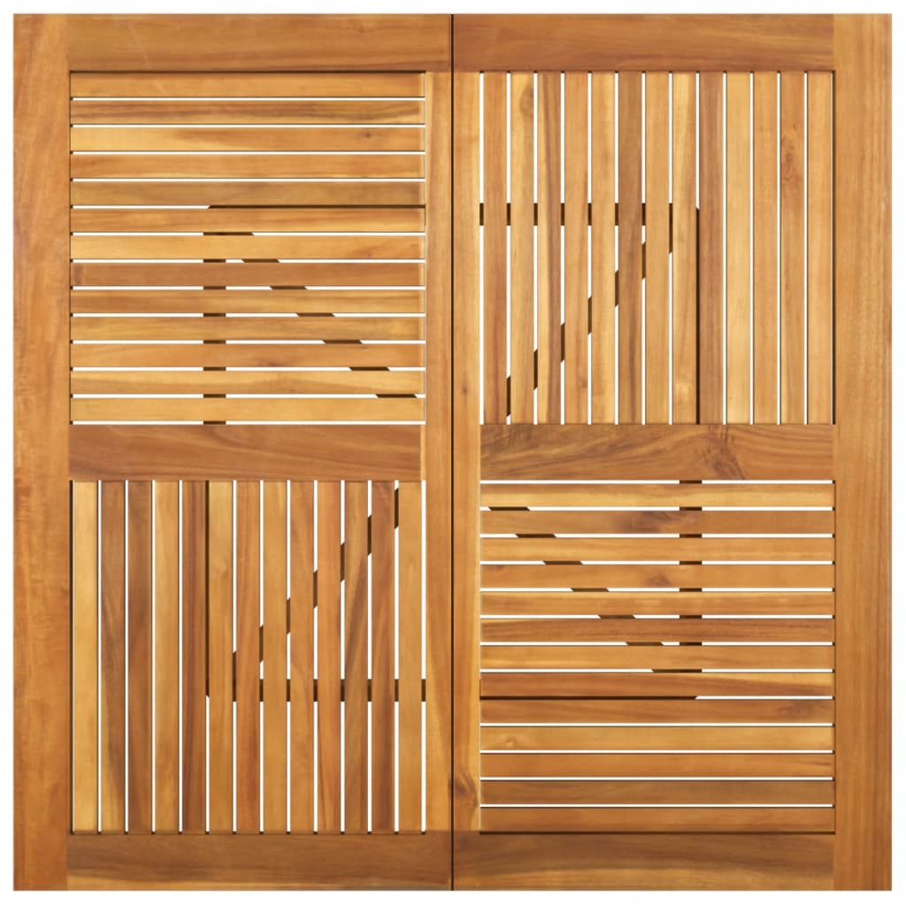 Tuintafel 110X110X75 Cm Massief Acaciahout